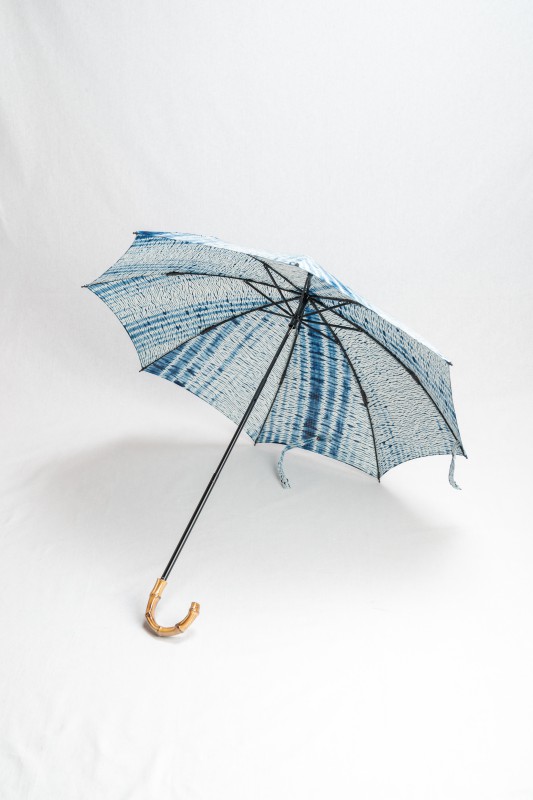 日傘 藍染 小ぶり - 傘